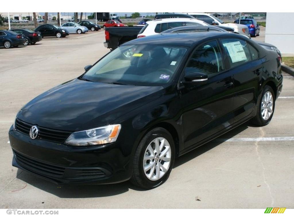 Black 2011 Volkswagen Jetta SE Sedan Exterior Photo #38544607
