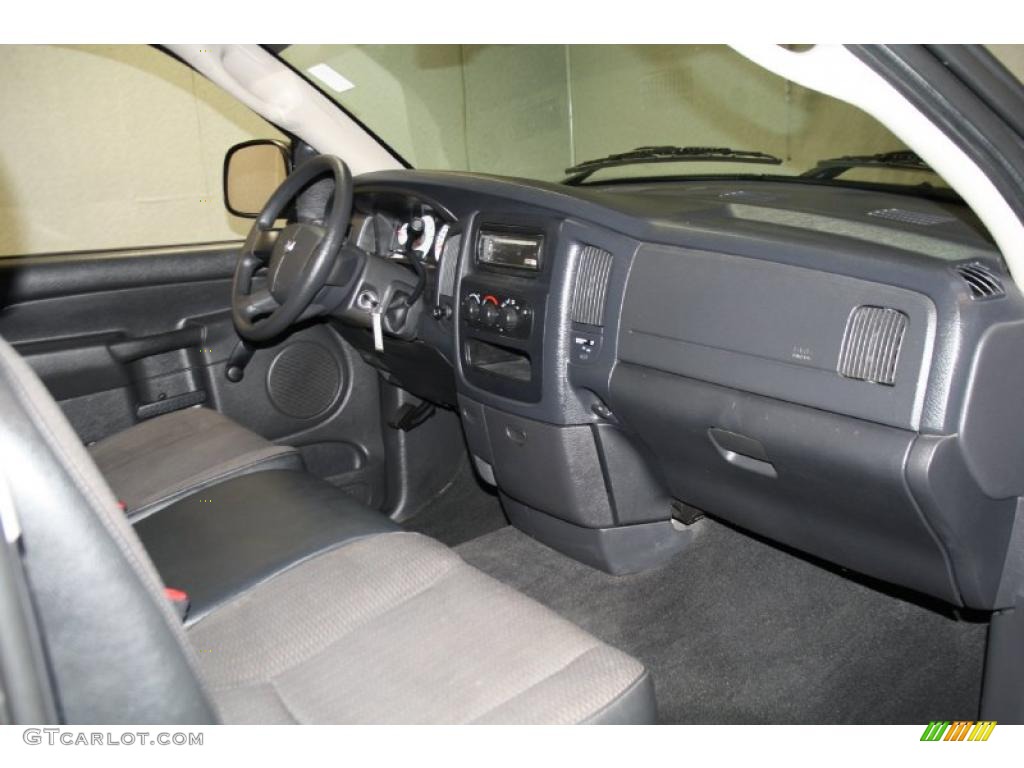 2005 Dodge Ram 1500 ST Regular Cab Dark Slate Gray Dashboard Photo #38545115