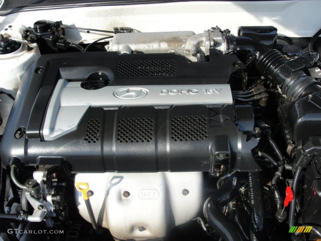 2004 Hyundai Tiburon Standard Tiburon Model 2.0 Liter DOHC 16-Valve 4 Cylinder Engine Photo #38545283