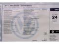 2011 Volkswagen Jetta SE Sedan Window Sticker