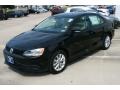 Black 2011 Volkswagen Jetta SE Sedan Exterior