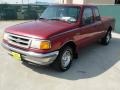 1996 Electric Currant Red Pearl Metallic Ford Ranger XLT SuperCab  photo #7