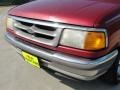 1996 Electric Currant Red Pearl Metallic Ford Ranger XLT SuperCab  photo #11