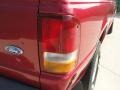 1996 Electric Currant Red Pearl Metallic Ford Ranger XLT SuperCab  photo #17