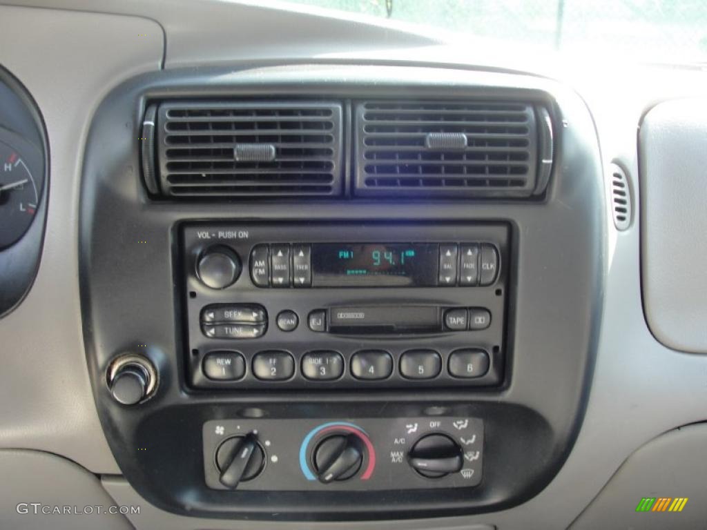 1996 Ranger XLT SuperCab - Electric Currant Red Pearl Metallic / Gray photo #26