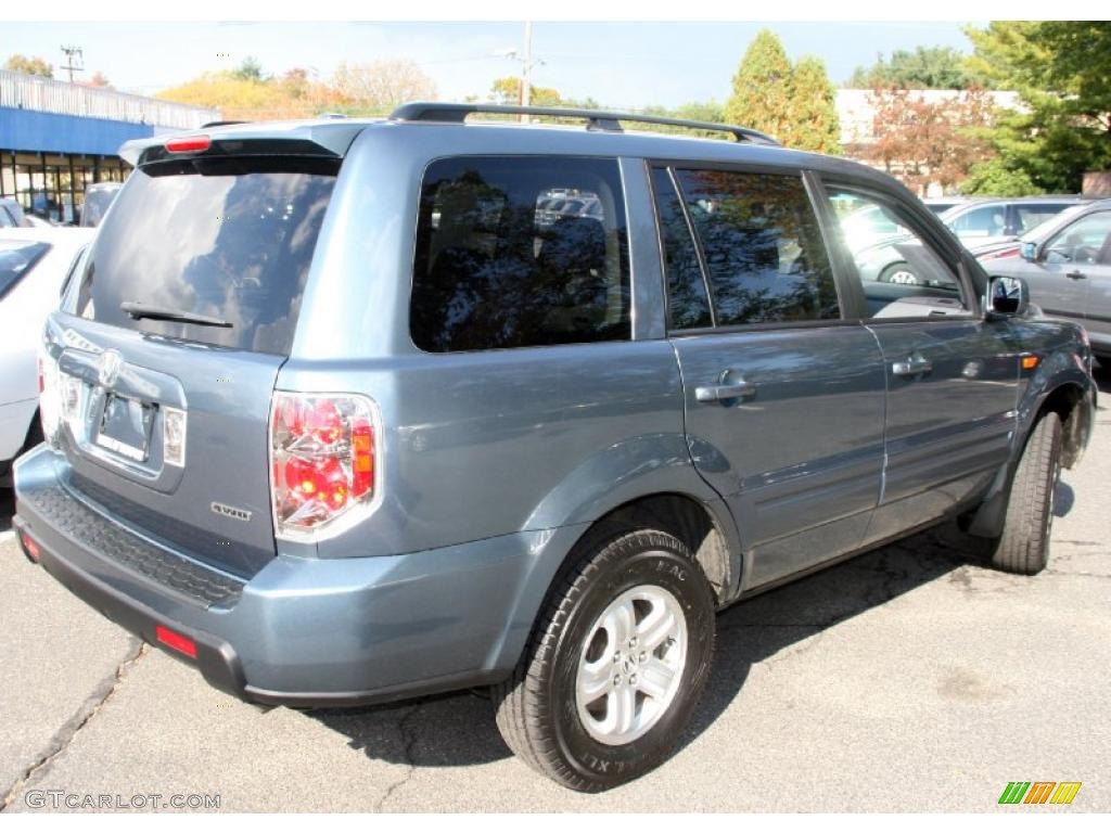 2008 Pilot Value Package 4WD - Steel Blue Metallic / Gray photo #5
