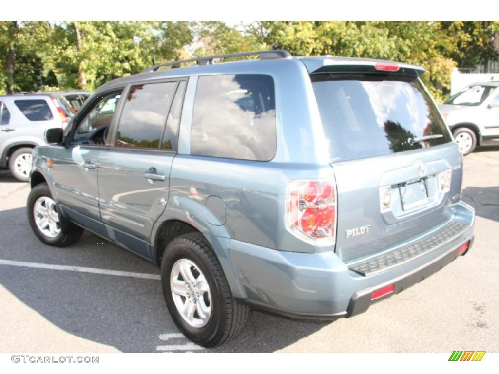 2008 Pilot Value Package 4WD - Steel Blue Metallic / Gray photo #8