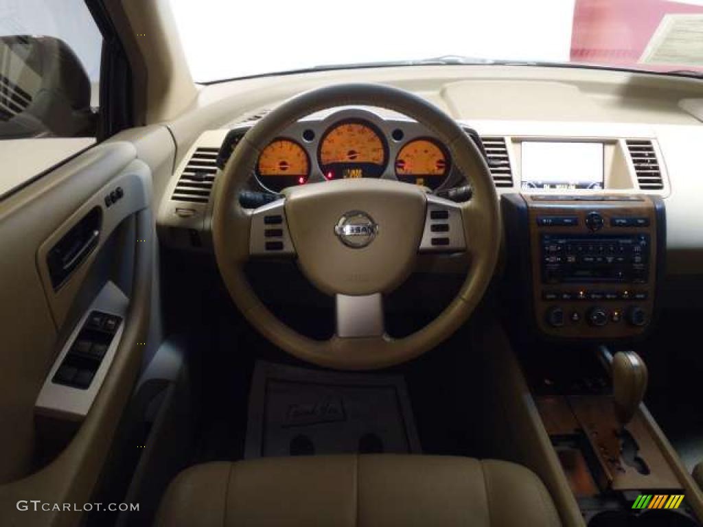 2005 Murano SL AWD - Super Black / Cafe Latte photo #14