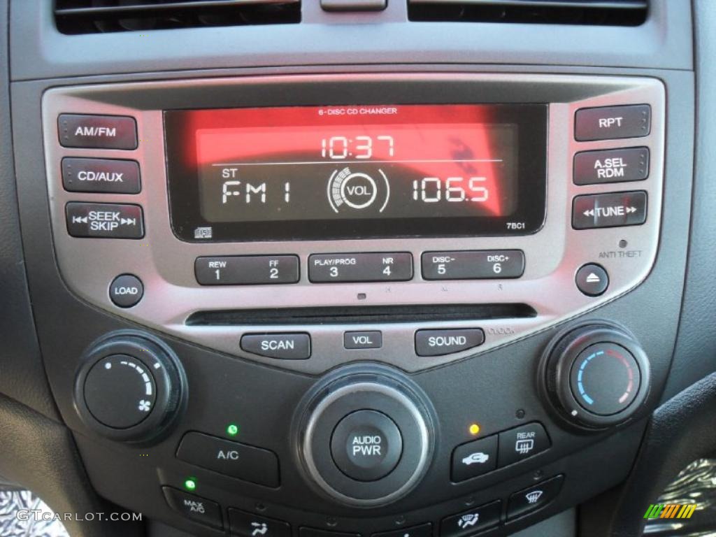 2007 Honda Accord LX V6 Sedan Controls Photo #38550641