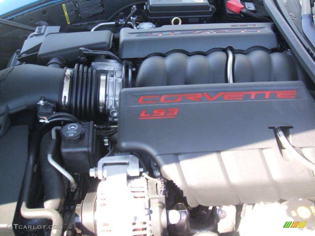 2010 Chevrolet Corvette Coupe 6.2 Liter OHV 16-Valve LS3 V8 Engine Photo #38550669