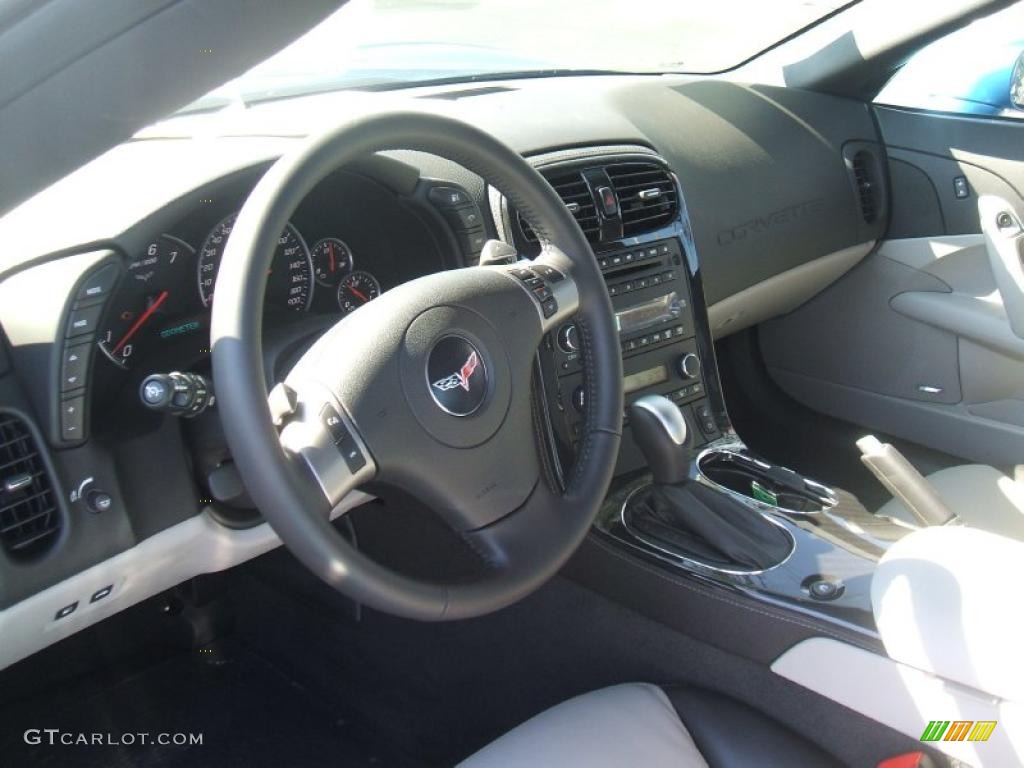 2010 Chevrolet Corvette Coupe Titanium Gray Dashboard Photo #38550749