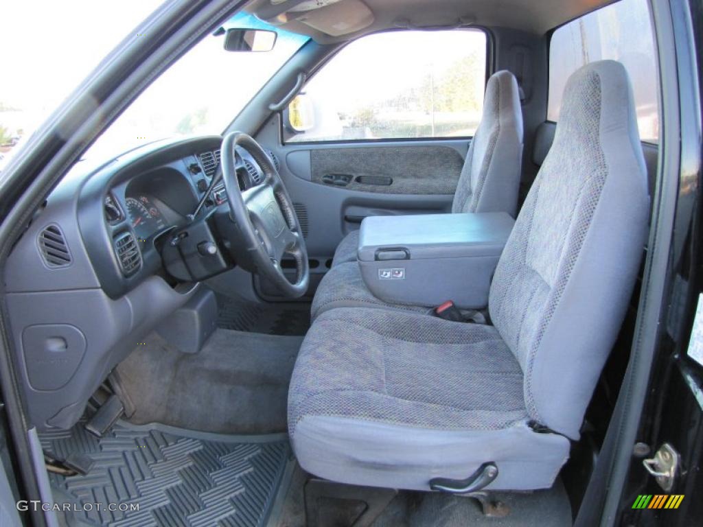 Mist Gray Interior 1999 Dodge Ram 1500 SLT Regular Cab Photo #38550949