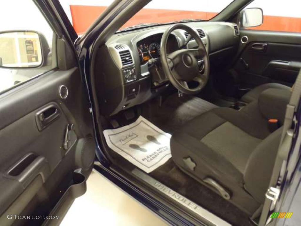 Very Dark Pewter Interior 2007 Chevrolet Colorado LT Extended Cab Photo #38551129