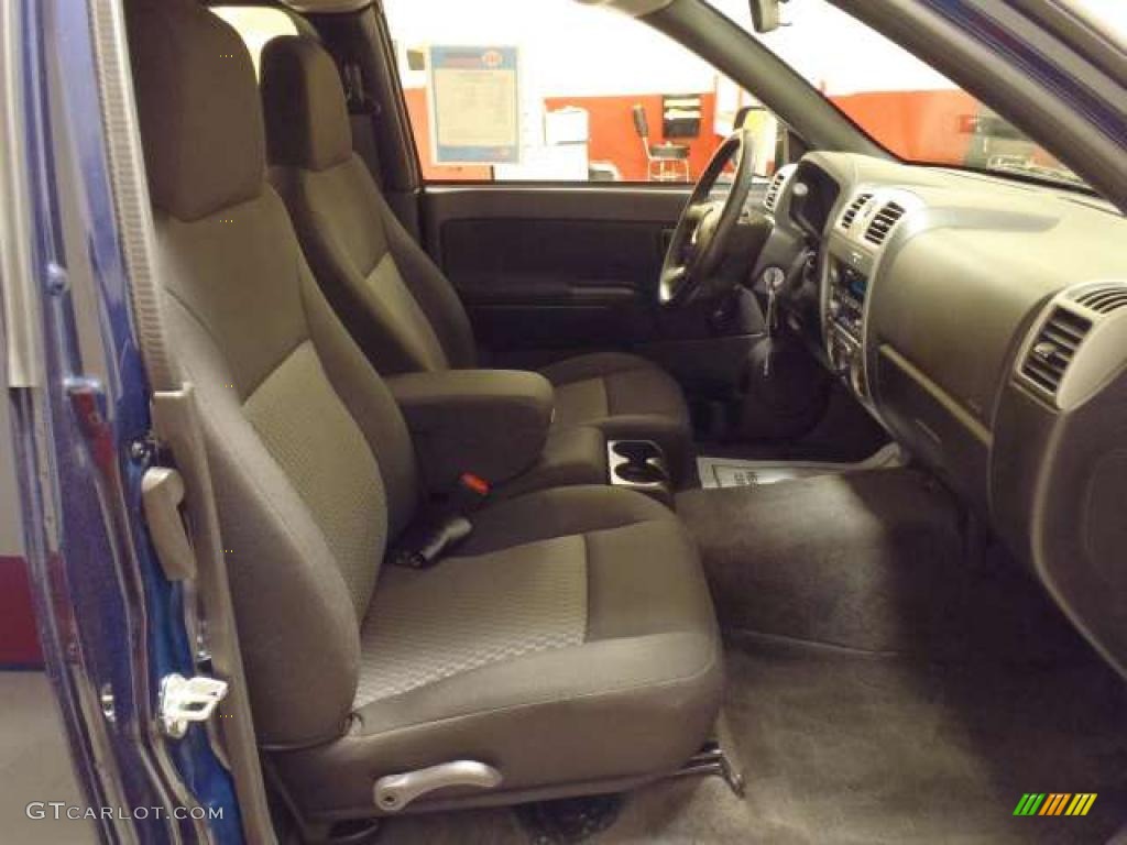 Very Dark Pewter Interior 2007 Chevrolet Colorado LT Extended Cab Photo #38551205