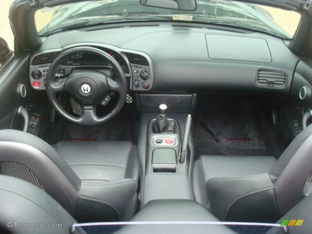 2003 Honda S2000 Roadster Black Dashboard Photo #38552809