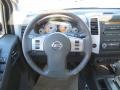 2011 Nissan Frontier Pro 4X Graphite/Red Interior Steering Wheel Photo