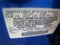  2011 Sentra 2.0 SR Metallic Blue Color Code B17