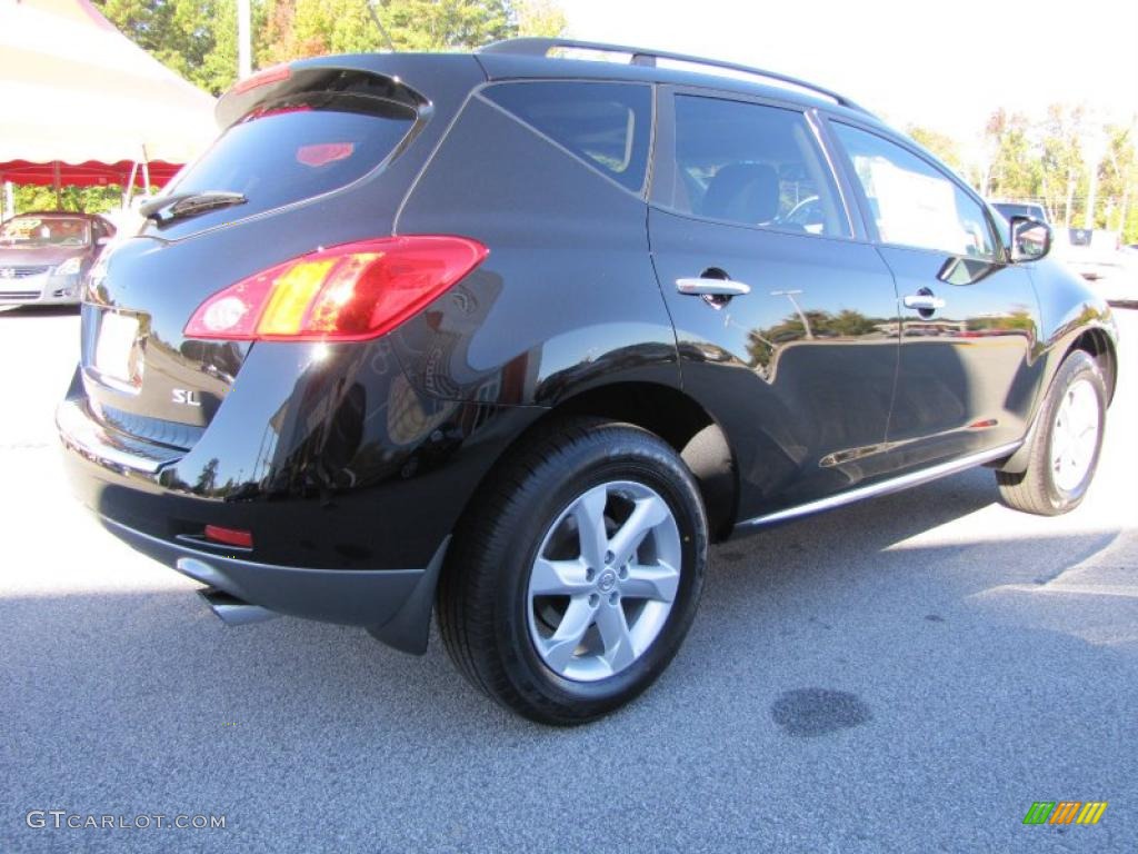 2010 Murano SL - Super Black / Black photo #5