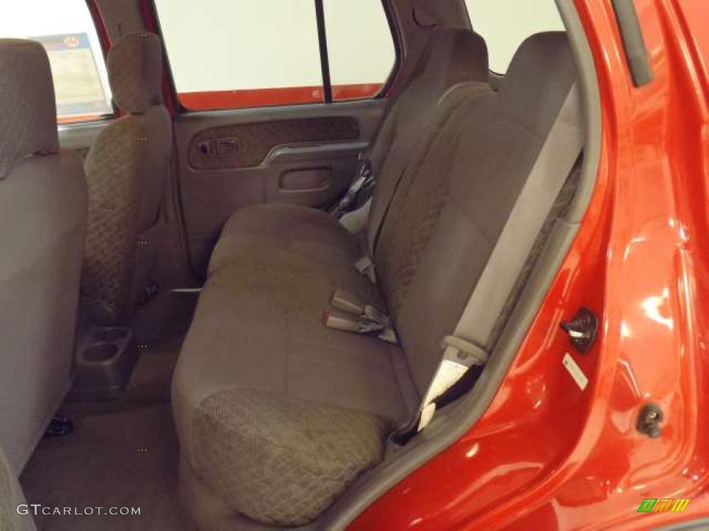 2001 Xterra XE V6 4x4 - Salsa Red Metallic / Sage photo #18