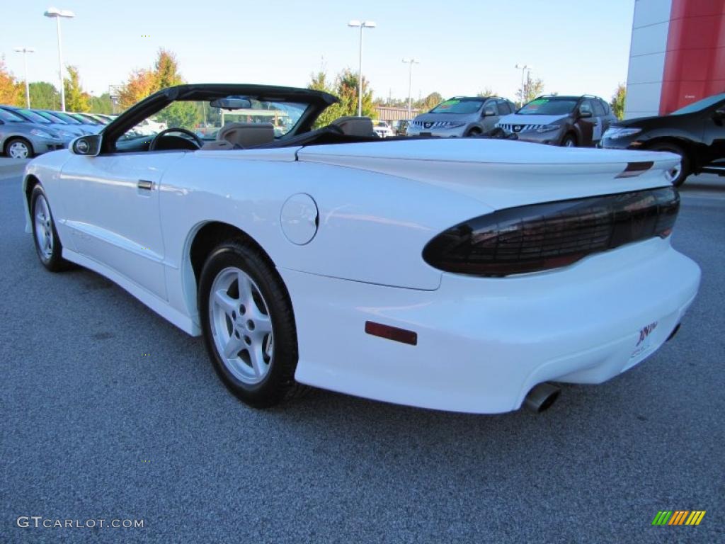 1995 Firebird Convertible - Bright White / Medium Beige photo #3