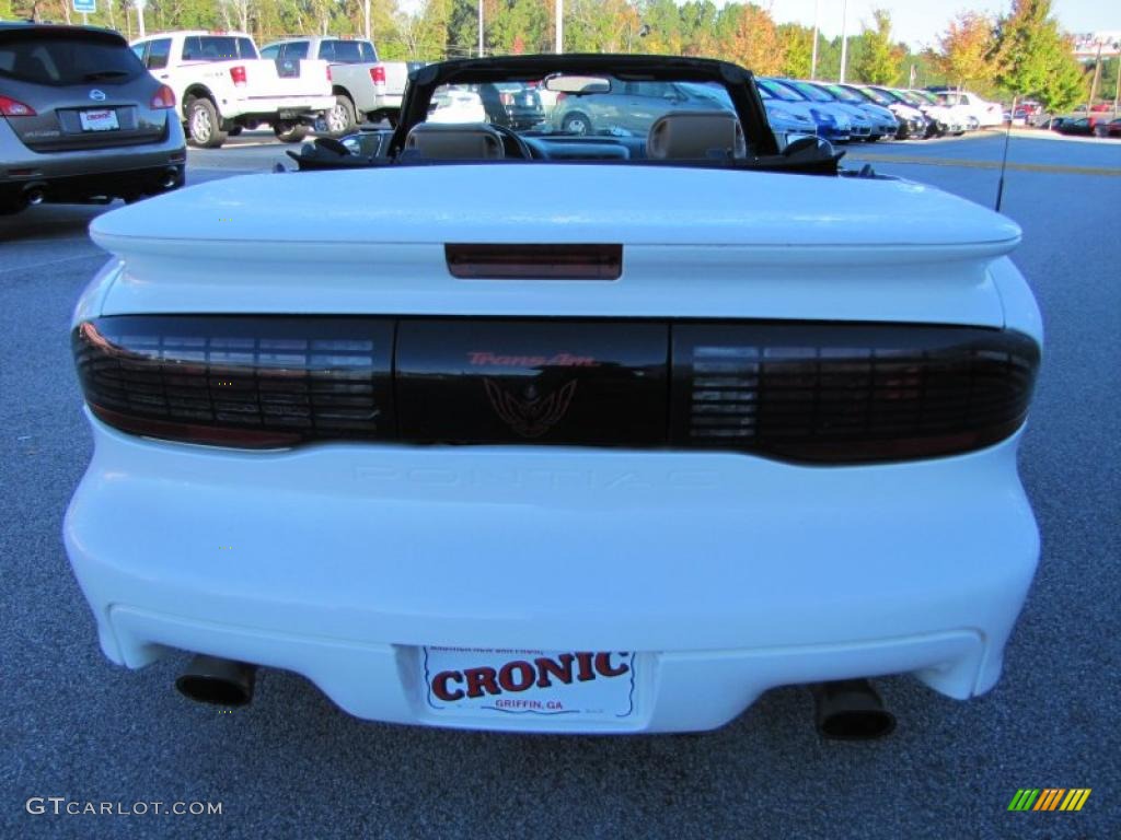 1995 Firebird Convertible - Bright White / Medium Beige photo #4