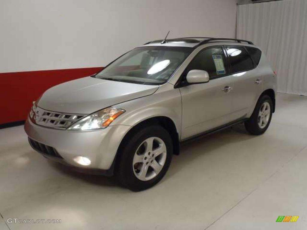 2005 Murano SL AWD - Sheer Silver Metallic / Cafe Latte photo #8