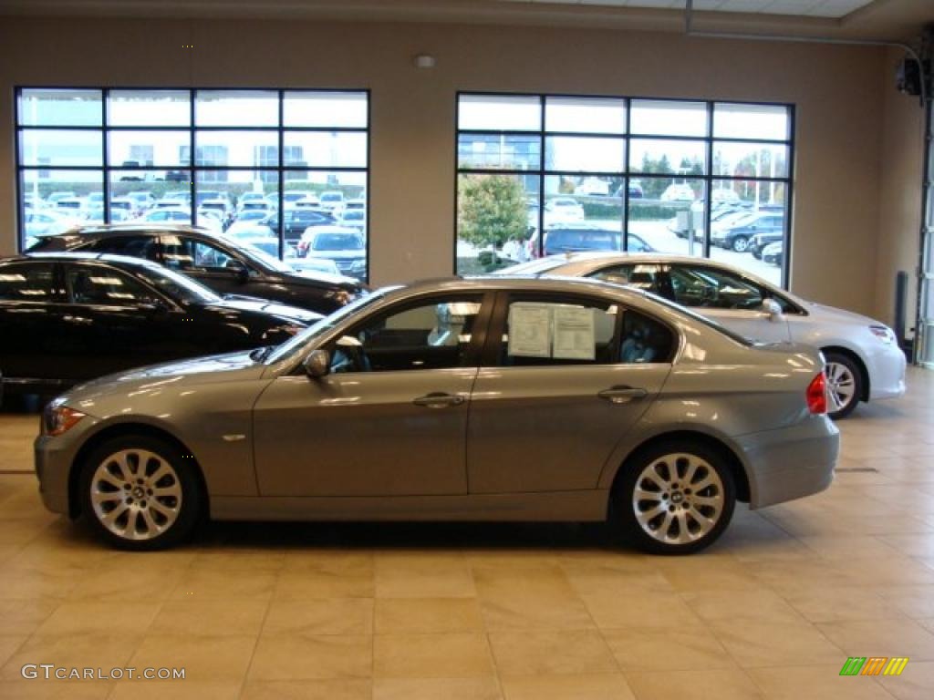 2007 3 Series 335xi Sedan - Platinum Bronze Metallic / Black photo #1