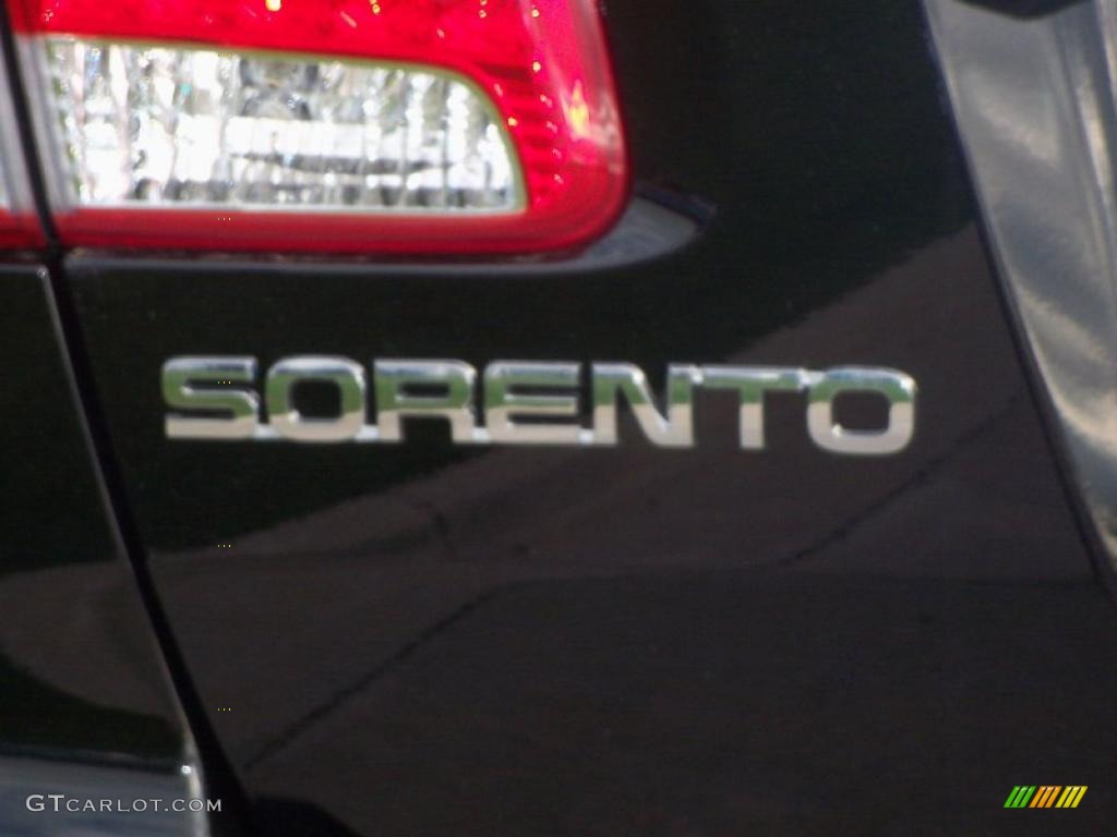 2011 Sorento SX V6 - Ebony Black / Gray photo #7