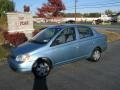 2000 Seafoam Blue Metallic Toyota ECHO Sedan  photo #1