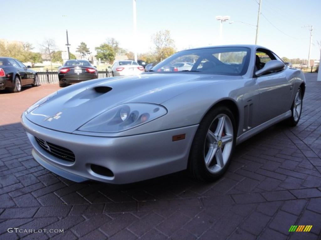 2002 575M Maranello  - Silver / Black photo #10