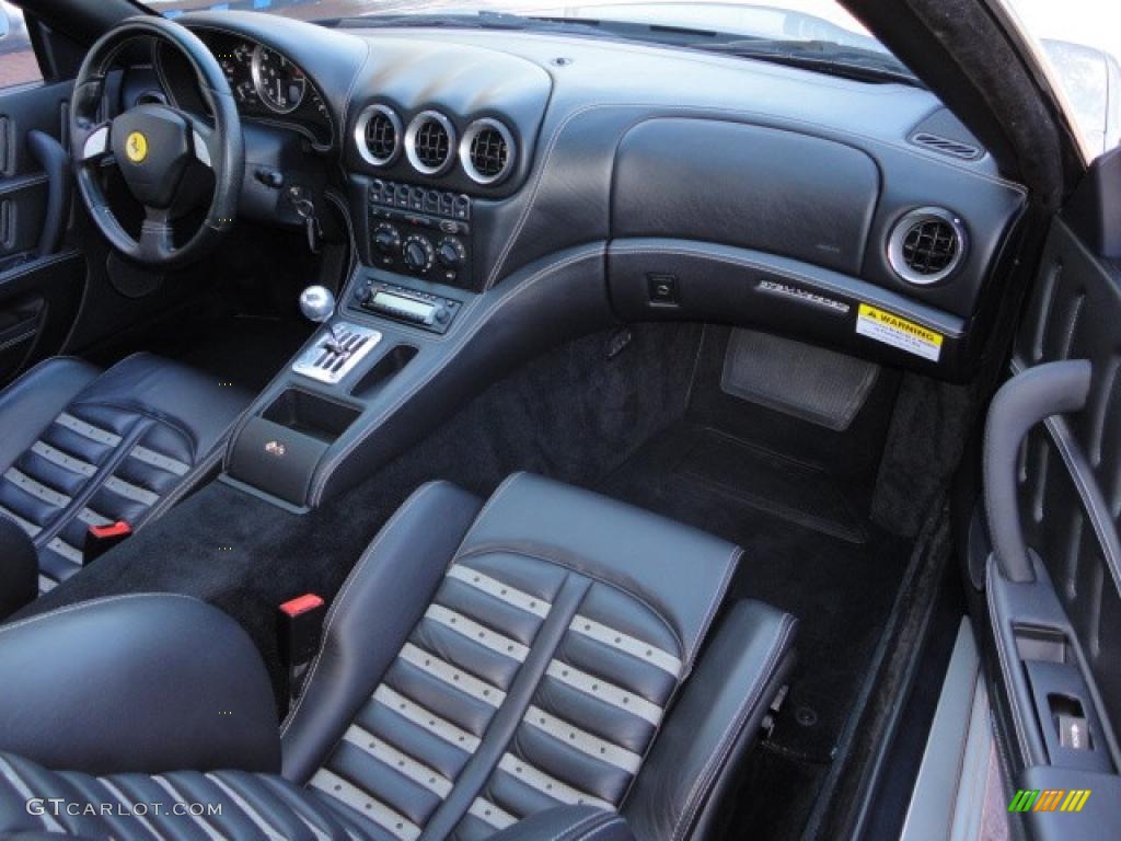 2002 Ferrari 575M Maranello Standard 575M Maranello Model Black Dashboard Photo #38558577