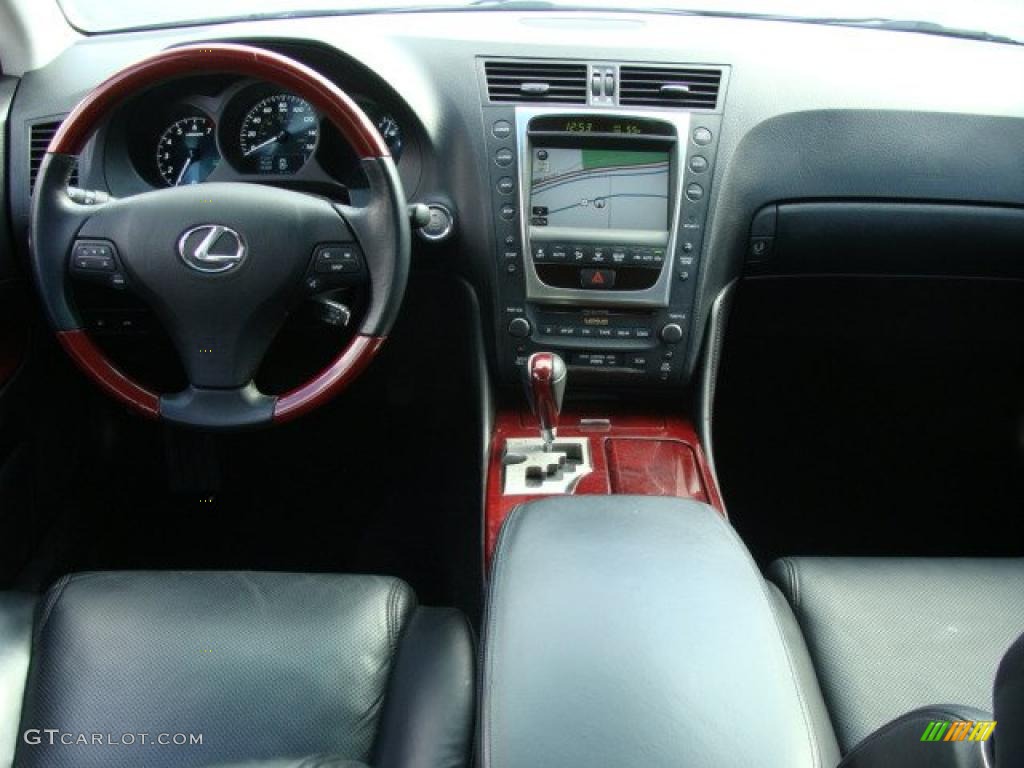 Black Interior 2008 Lexus GS 350 AWD Photo #38558754