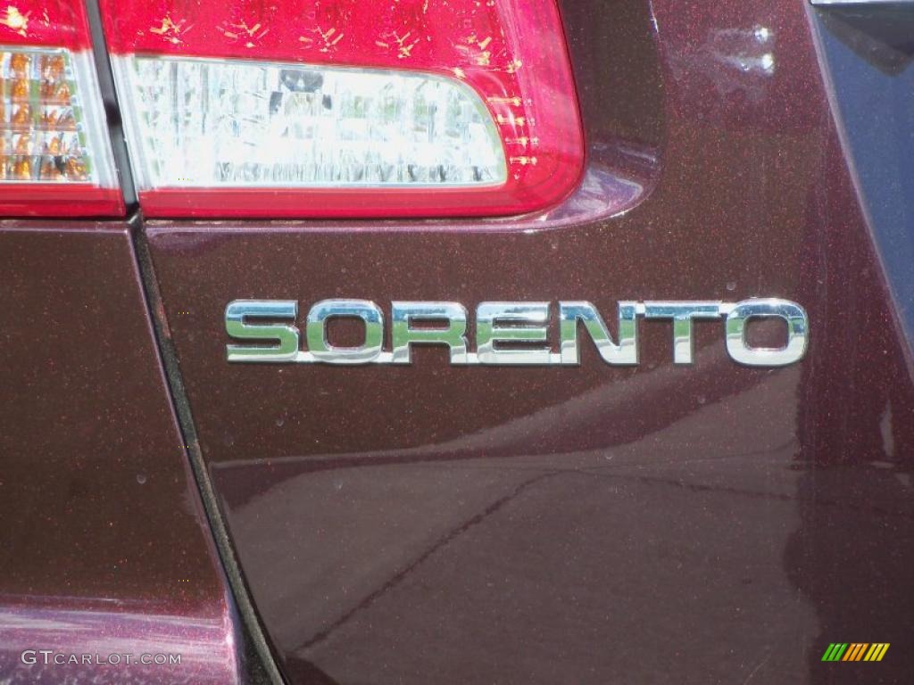 2011 Sorento SX V6 - Dark Cherry / Black photo #7