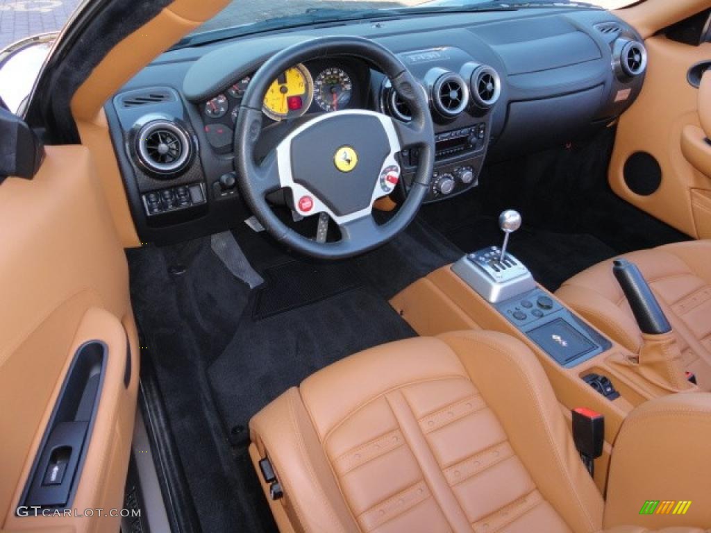 Tan Interior 2006 Ferrari F430 Spider Photo #38558969