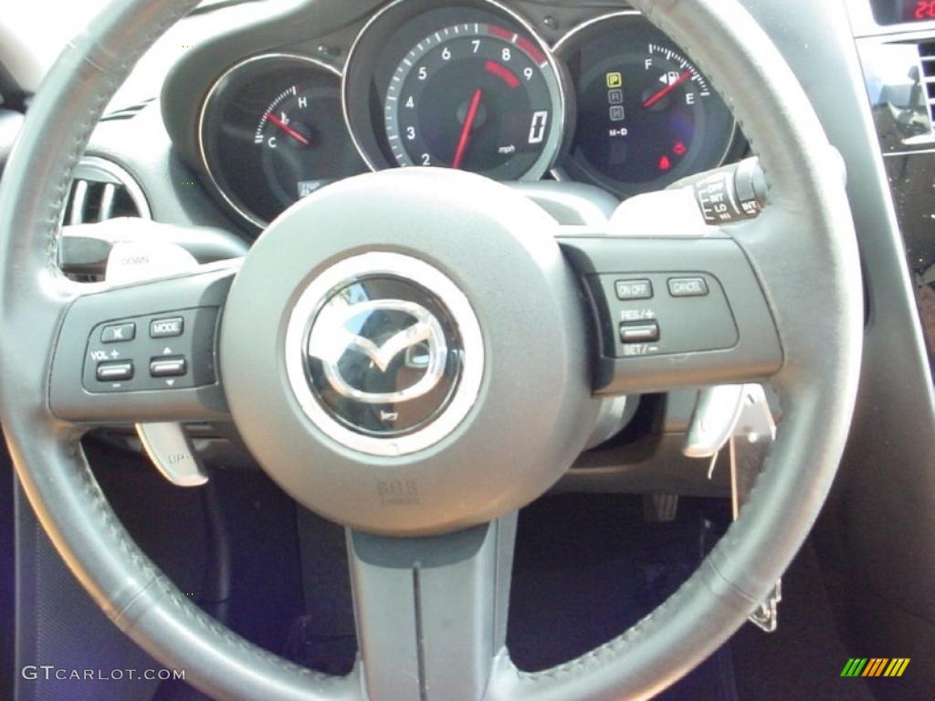 2009 Mazda RX-8 Grand Touring Dune Beige Steering Wheel Photo #38560089