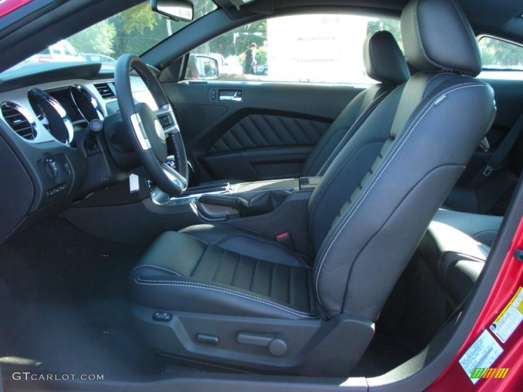 2011 Mustang V6 Premium Coupe - Red Candy Metallic / Charcoal Black photo #5