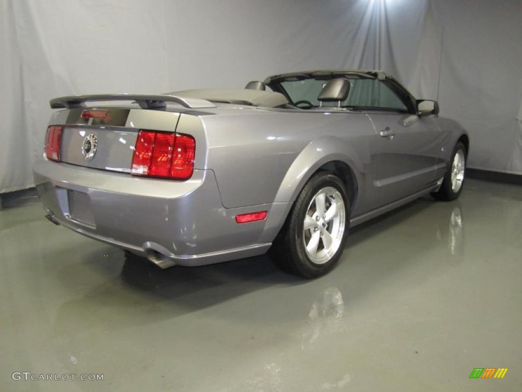 2007 Mustang GT Premium Convertible - Tungsten Grey Metallic / Dark Charcoal photo #8