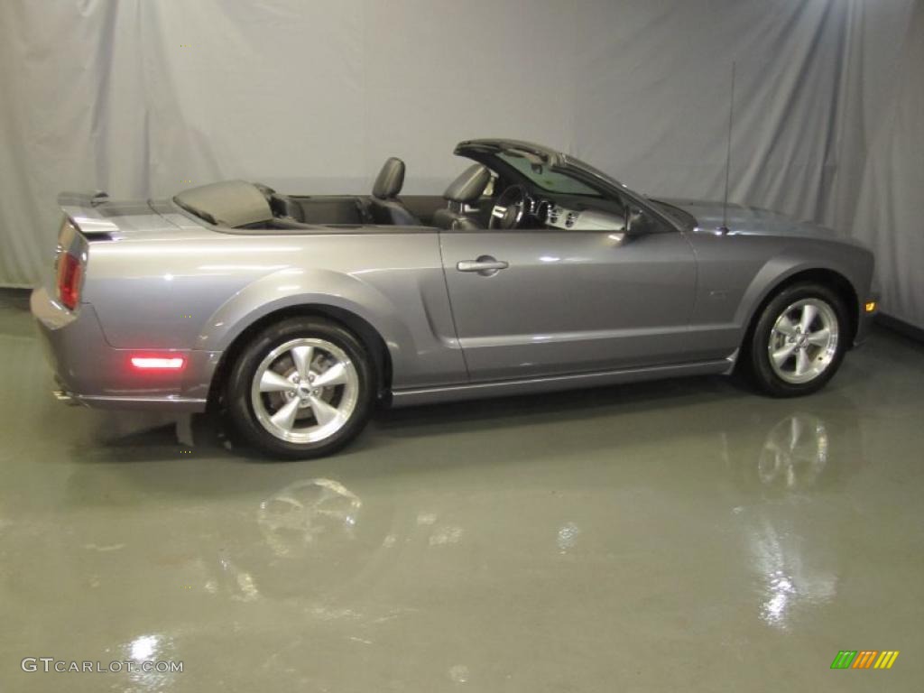 2007 Mustang GT Premium Convertible - Tungsten Grey Metallic / Dark Charcoal photo #10