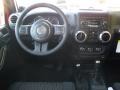 Black 2011 Jeep Wrangler Unlimited Sahara 4x4 Dashboard