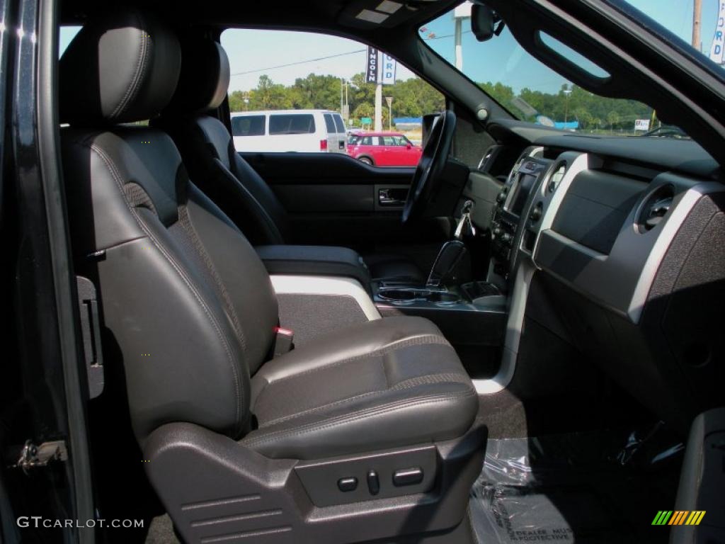 Raptor Black Interior 2010 Ford F150 SVT Raptor SuperCab 4x4 Photo #38561617