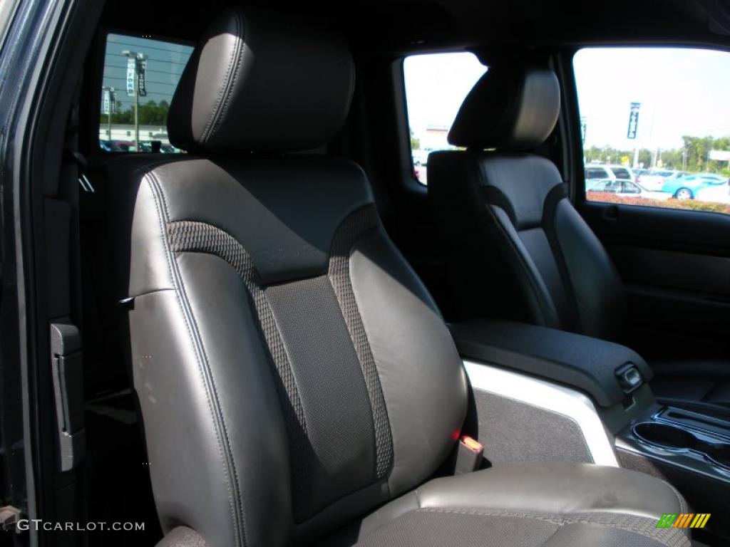 Raptor Black Interior 2010 Ford F150 SVT Raptor SuperCab 4x4 Photo #38561633