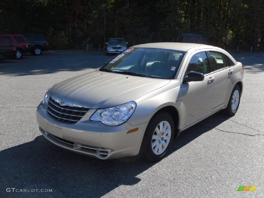 2008 Sebring LX Sedan - Light Sandstone Metallic / Dark Khaki/Light Graystone photo #1