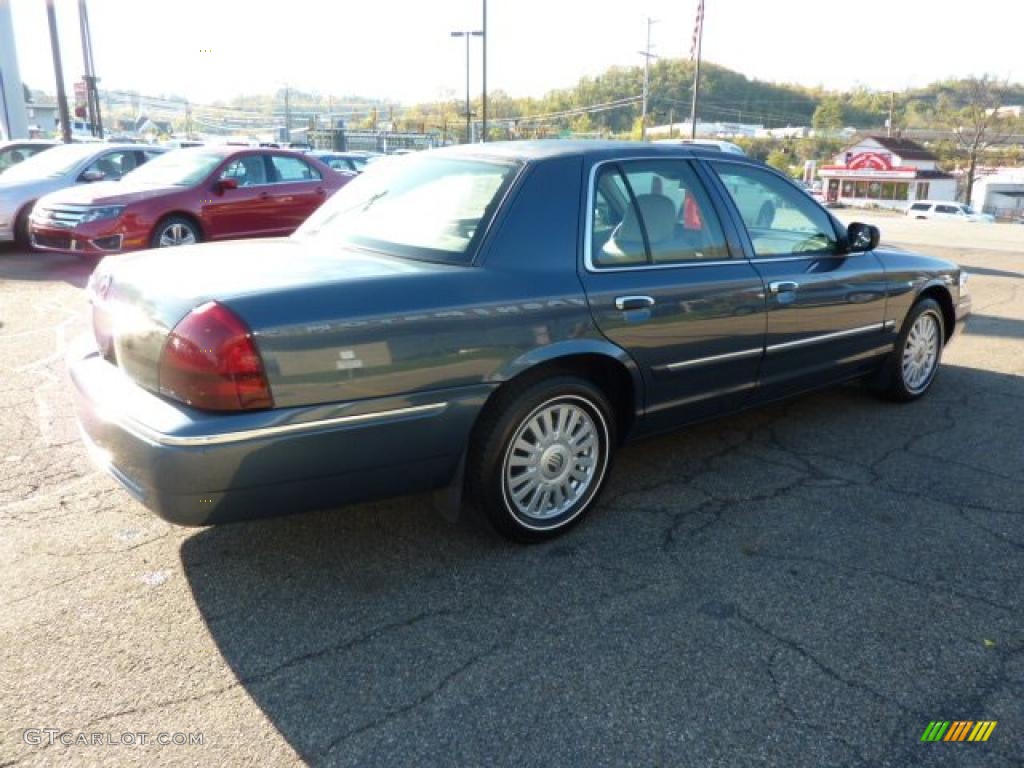 2008 Grand Marquis LS - Norsea Blue Metallic / Medium Light Stone photo #4