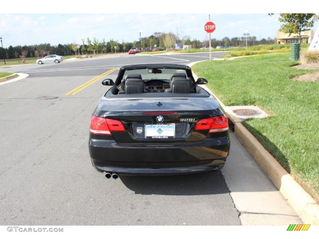 2009 3 Series 328i Convertible - Jet Black / Black photo #5