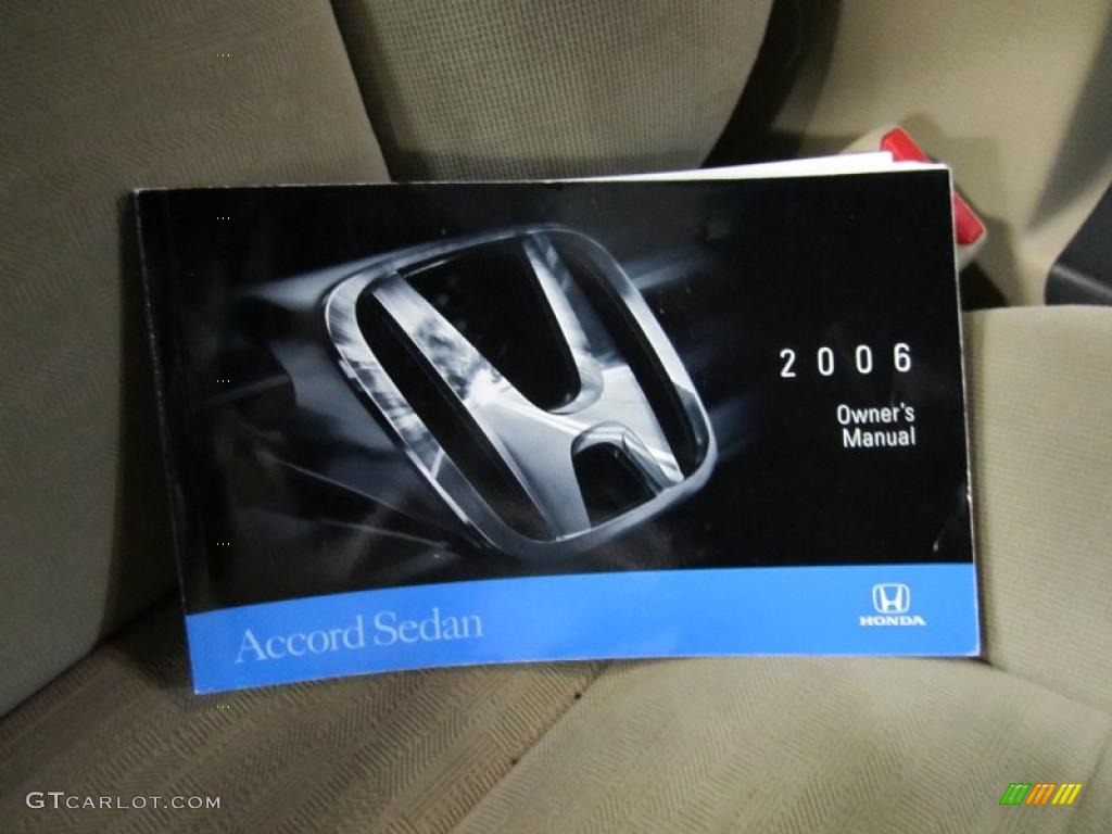 2006 Accord EX Sedan - Desert Mist Metallic / Ivory photo #17