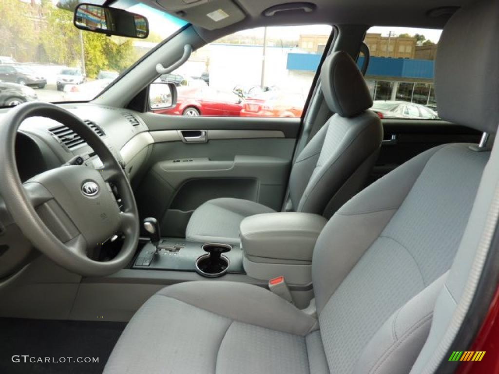 Gray Interior 2009 Kia Borrego LX V6 4x4 Photo #38566469