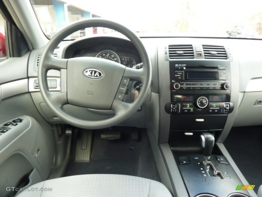 2009 Kia Borrego LX V6 4x4 Gray Dashboard Photo #38566517
