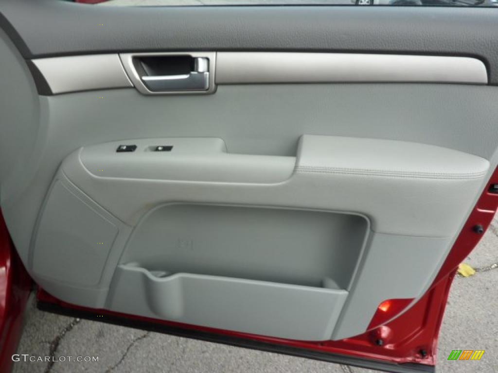 2009 Kia Borrego LX V6 4x4 Gray Door Panel Photo #38566617