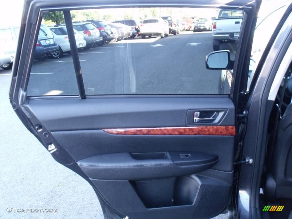 2010 Subaru Outback 2.5i Limited Wagon Off Black Door Panel Photo #38566841