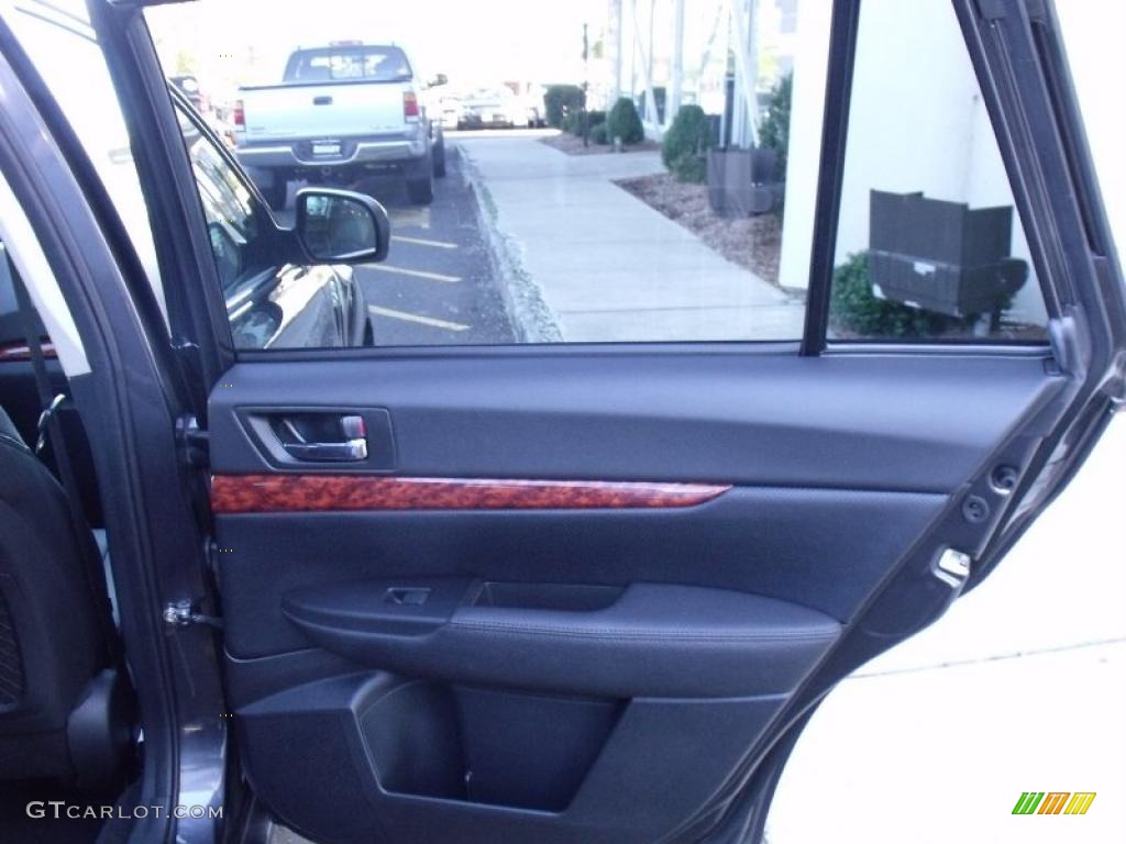 2010 Subaru Outback 2.5i Limited Wagon Off Black Door Panel Photo #38566909